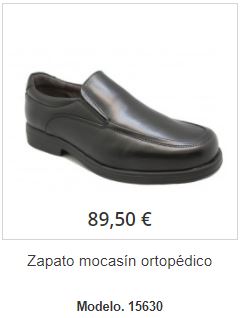 zapato mocasin ortopedico